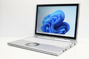 1円スタート ノートパソコン Windows11 2in1PC 第7世代 Core i5 Panasonic レッツノート CF-XZ6 Win10 SSD256GB メモリ8GB カメラ タッチ