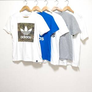 お得!!【まとめ売り】半袖 Tシャツ 5着 セット adidas アディダス オリジナルス ロゴ プリント スポーツ アメカジ古着 メンズ M /Y12324j