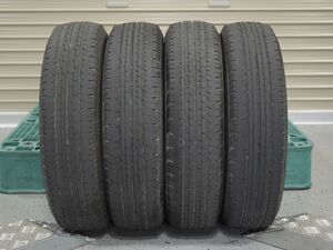 激安 売切り 中古タイヤ ダンロップ SP175L 155/80R14 88/86N LT 4本【DUNLOP 車検 2023年 プロボックス サクシード バンタイヤ 商用】