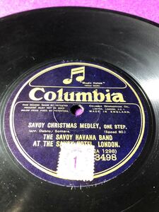 中古SP)THE SAVOY HAVANA BAND／SAVOY CHRISTMAS MEDLEY ［清掃試聴済］