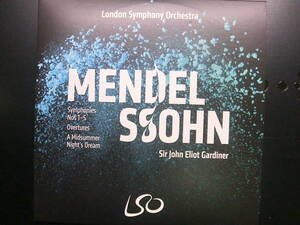 ブルーレイ・オーディオ　メンデルスゾーン：交響曲全集、序曲集、真夏の夜の夢　ガーディナー