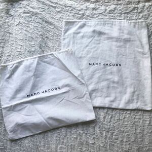 【おまとめ2点】MARC JACOBS マーク ジェイコブス 保存袋 巾着袋　ロゴ　布製　ダストバッグ　★1000