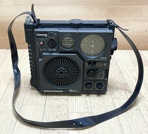 希少！ National Panasonic RF-877 Cougar No.7 BCLラジオ ナショナルパナソニック レトロ ビンテージ アンティーク コレクター お宝 Z12