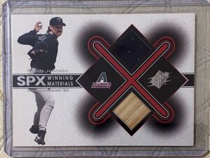 2001 SPx Winning Materials Bat-Jersey #RJ1 Randy Johnson 