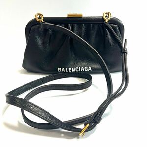 BALENCIAGA バレンシアガ クラッチバッグ ショルダー ブラック