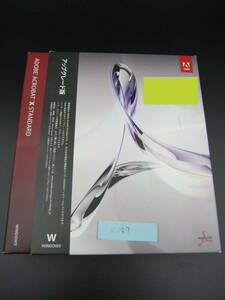 送料無料 激安 中古ソフト#z037 Adobe Acrobat X Standard アップグレード版 Windows版 正規ライセンス付き PDF作成 編集