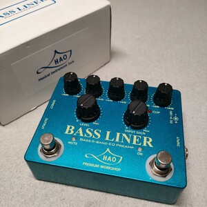 【送料無料/即決】 HAO BASS LINER 5 BAND EQ PREAMP ベース イコライザー プリアンプ　　　　　　　　　　　　　　　　　　　M811e2-0097