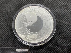 31.1グラム 2023年 (新品) サモア「ルーニー テューンズ・トゥイーティー」純銀 1オンス 銀貨