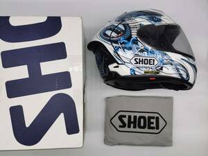 SHOEI ショウエイ X-TWELVE KIYONARI エックス-トゥエルブ キヨナリ BLUE/WHITE X12 フルフェイスヘルメット Lサイズ