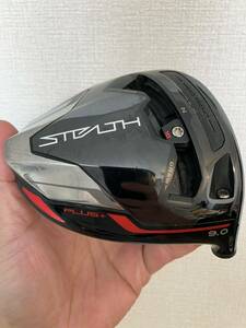 ☆送料無料！テーラーメイド 初代STEALTH PLUS ステルスプラス ツアー支給 +刻印有　9度　ヘッドのみ☆