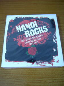 ◆新譜 HANOI ROCKS/DAYS WE SPENT UNDERGROUND 1981-1984◆5CD ハノイ・ロックス 新作◆