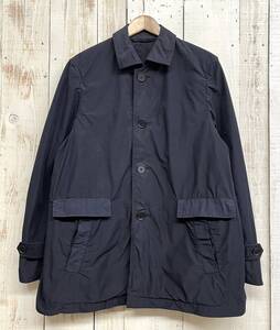 JOSEPH HOMME ジョセフオム ＊631-5 CC JH ナイロン 混 ステンカラーコート ジャケット 48 size（C92-98） ブラック シンプル ベーシック