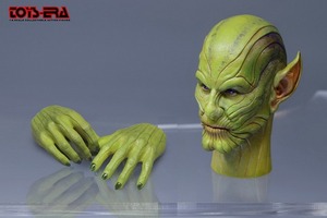 タロス ヘッド セット アクションフィギュア用 1/6 TE026 ハンドパーツ付き Toys Era 1/6 Skrull Talos アベンジャーズ