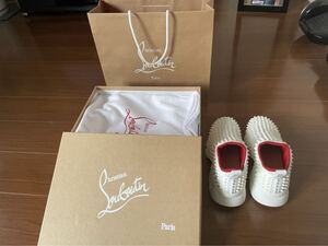 Christian Louboutin ローカットスニーカー/1/2.41/ホワイト/ソックススニーカー/スタッズ