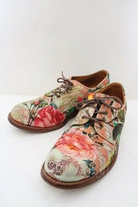 【USED】Vivienne Westwood / Grenson Lily Print Derbyシューズ 4D (アウトソール約26ｃｍ) マルチ 【中古】 O-24-04-07-061-sh-IG-ZH