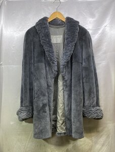 EMBA MINK ホワイトミンク 毛皮 ファーコート サイズ：M カラー：ブルーグレー系 レディース