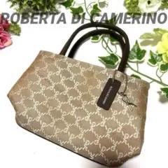 ROBERTA DI CAMERINO ロゴ モノグラムデザイン トートバッグ