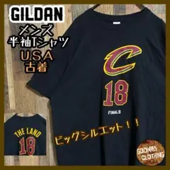 GILDAN Tシャツ チーム ロゴ 背番号 ナンバー 半袖 XL USA古着