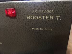 ● ELTUS 30A BOOSTER T. 昇圧トランス エルタス 117v 110v 100v●