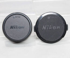 120320 【良品 ニコン】 Nikon 52mm レンズキャップ＆ LF-1 レンズリアキャップ