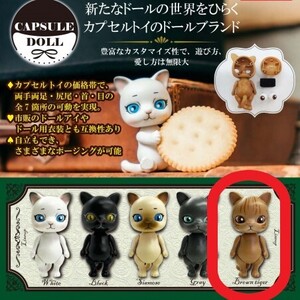 新品未開封 CAPSULE DOLL VOL.1 猫　茶トラ　カプセルドール 