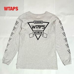 【人気】WTAPS　ダブルタップス　NO LIMITS LS TEE　ロンT　ユニセックス　ロゴデザイン　クルーネック　袖デザイン　181ATDT-LT04S