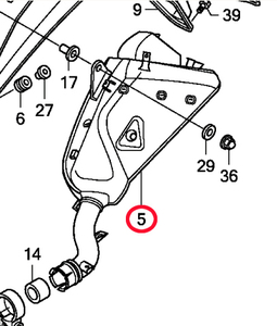 新品未開封 ホンダ純正 HONDA VFR1200F SC63 マフラーCOMP 18310-MGE-D40 サイレンサー