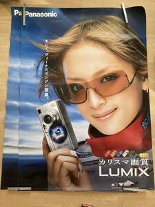 ◎【403】ルミックス LUMIX カリスマ画質 パナソニック 浜崎あゆみ B1ポスター 2枚組