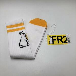 【FREE】新品 SAPEur FR2 RABBIT SOCKS WHITE YELLOW サプール エフアール2 ラビット ソックス ホワイト イエロー 靴下 (GLR242) T193