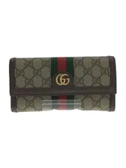 GUCCI 長サイフ_オフィディア_GGスプリーム ベージュ 総柄 レディース