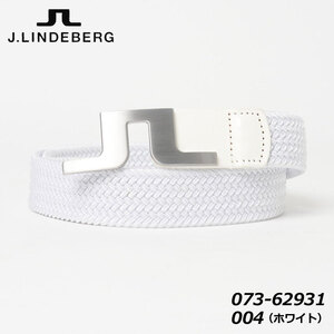 J.リンドバーグ 073-62931 メンズ ベルト ホワイト(004) 90cm ゴルフ MENS BELT J.LINDEBERG 30p au 即納