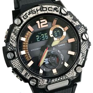 超美品 CASIO カシオ G-SHOCK ジーショック WILDLIFE PROMISING コラボ 腕時計 GST-B300WLP-1A ソーラー モバイルリンク Bluetooth 動作OK