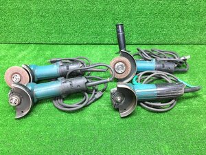 4個セット ジャンク makita マキタ ディスクグラインダー GA4031 9533B サンダー 研磨機 100ｍｍ 部品取り 修理 100Ｖ 電動工具