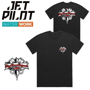 ジェットパイロット JETPILOT 2024 Tシャツ 送料無料 ビッグ ボア ブリゲード S/S Tシャツ W24602 ブラックウォッシュ S