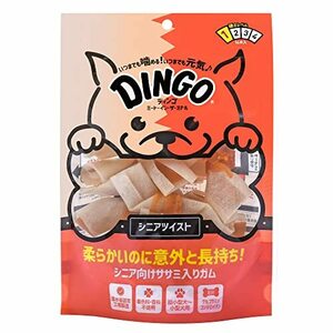 ディンゴ (Dingo) ミート・イン・ザ・ミドル シニア・ツイスト ミニ 14個 おやつ 牛皮 ガム ささみ