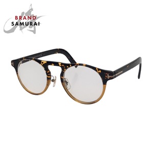 美品 TOM FORD トムフォード イエローハバナ クリアブラウン プラスチック TF5628 F-B 055 49□21 145 0 サングラス メンズ 409892