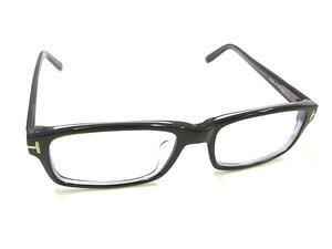 1円 ■美品■ TOM FORD トムフォード TF 5183 AF 005 53□17 145 2-4/10 度入り メガネ めがね 眼鏡 レディース ブラック系 BI7510