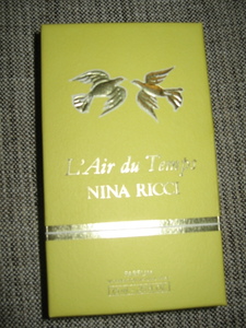 エモい◆正規品◆レトロ◆未使用◆超激レア◆NINA RICCI ~ニナリッチ~ LAir du Temps ~レールデュタン~ 7.5ｍｌ◆パフューム◆コレクション