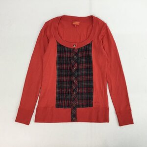 ■Vivienne Westwood RED LABEL ヴィヴィアンウエストウッドレッドレーベル カーディガン トップス レディース サイズ 2 レッド /0.28kg ■