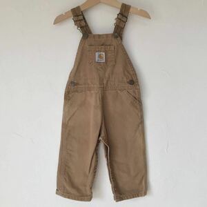 USA製 90s Carhartt カーハート ダック オーバーオール 24mos ② / ビンテージ キッズ 子供服 サロペット