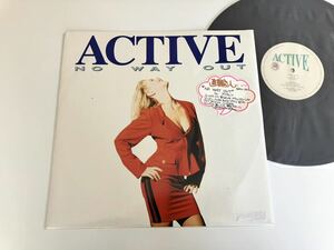 ACTIVE / NO WAY OUT (Club Mix,Inst,Edit,Radio Active)12inch DISCOMAGIC RECORDS ITALY MIX386 90年伊Ori盤,Nilla Backman,Fred Ventura