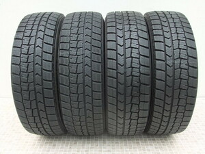 ダンロップ WINTER MAXX WM02 185/60R15 84Q 2020年製 バリ山 4本セット 会社宛 送料無料 H31