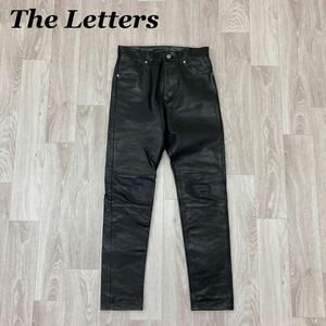 The Letters ザレターズ　ホースハイドレザーパンツ　黒　XS キムタク　野口強