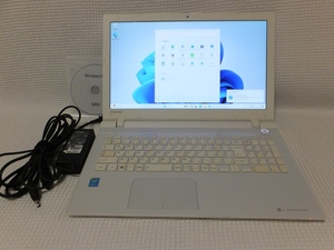 TOSHIBAのノートパソコン Dynabook T75/RWD　Core I7-5500U　Windows11　BDドライブ