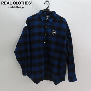 ☆F.C.Real Bristol/エフシーレアルブリストル 21AW BIG LOGO FLANNEL BAGGY SHIRT FCRB-212078/S /060