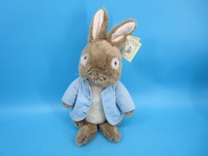 ☆美品☆　ピーターラビット　ぬいぐるみ　ラージ　高さ約40㎝　検針済　PETER RABBIT　うさぎ　現状品　※袋にて発送　（中　PRA7