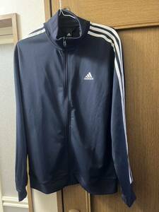 新品 adidas アディダス エアロレディ トラックジャケット ジャージ 紺 ネイビー L トレーニングウェア aeroready 