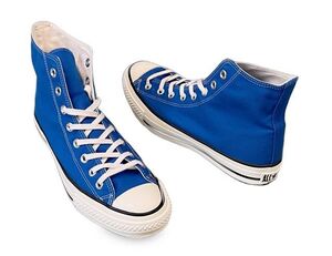 日本製 made in JAPAN コンバース オールスター CONVERSE CANVAS ALL STAR J HI BLUE 青 ブルー 27.0 [ta-1184]