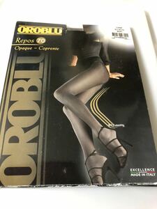 【送料無料】OROBLU repos 70 opaque-coprente M eu 40-42 soft panty stocking オロブル 70デニール タイツ