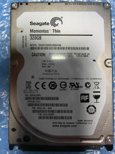 【中古】 Seagate ST320LT012 320GB/16MB 9928時間使用 管理番号:D126